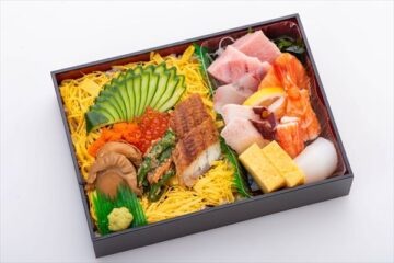 菊寿しのお弁当一例